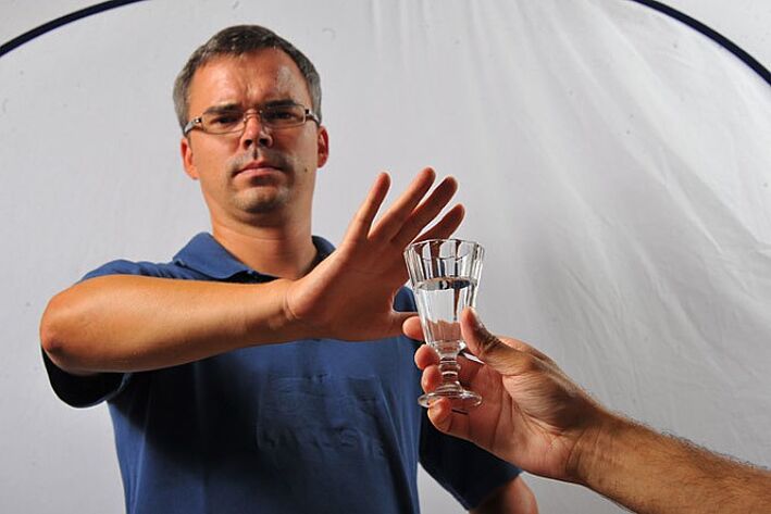 Deixar de beber é unha forma de deixar de beber